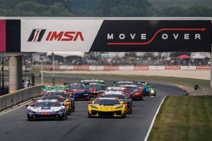 #81 DragonSpeed Ferrari 296 GT3: Albert Costa, Giacomo Altoe, #3 Corvette Racing by Pratt Miller Motorsports Corvette Z06 GT3.R: Antonio Garcia, Alexander Sims, #4 Corvette Racing by Pratt Miller Motorsports Corvette Z06 GT3.R: Tommy Milner, Nicky Catsbur