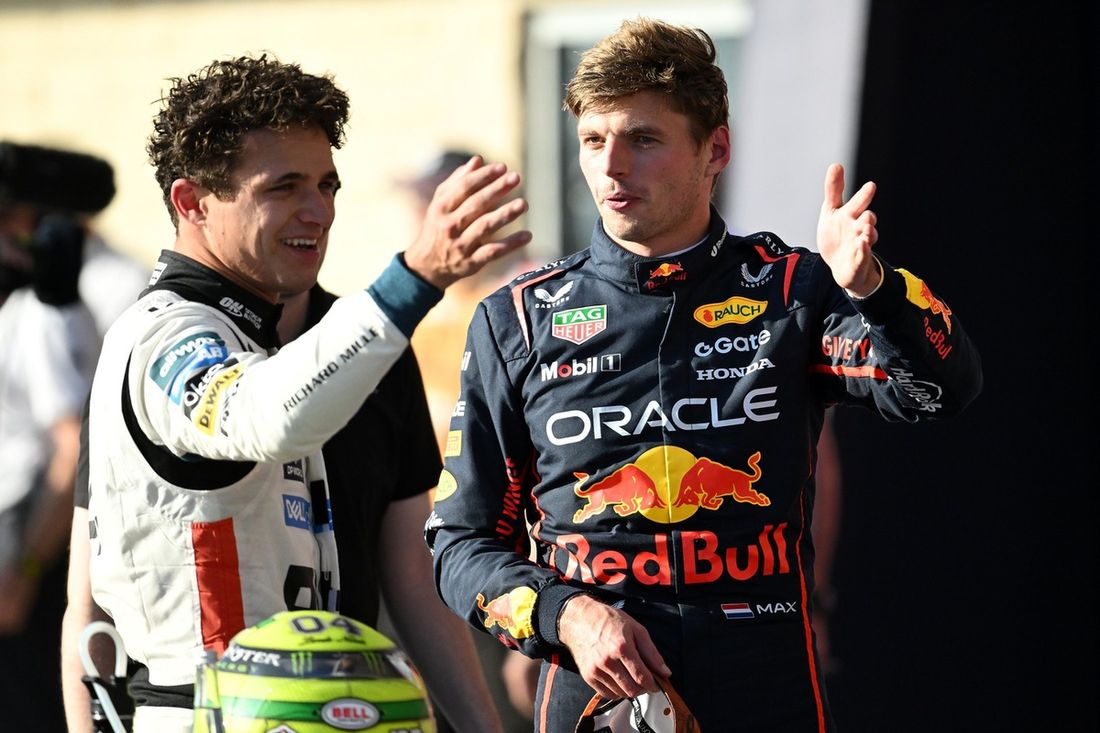 Lando Norris, McLaren, Max Verstappen, Red Bull Racing
