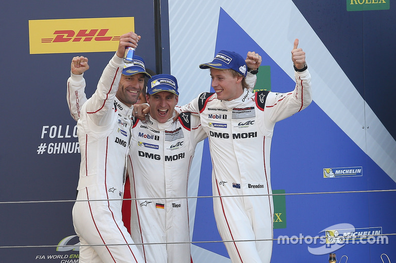 1. #1 Porsche Team, Porsche 919 Hybrid: Timo Bernhard, Mark Webber, Brendon Hartley