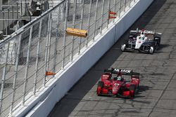 Graham Rahal, Rahal Letterman Lanigan Racing Honda, Josef Newgarden, Team Penske Chevrolet