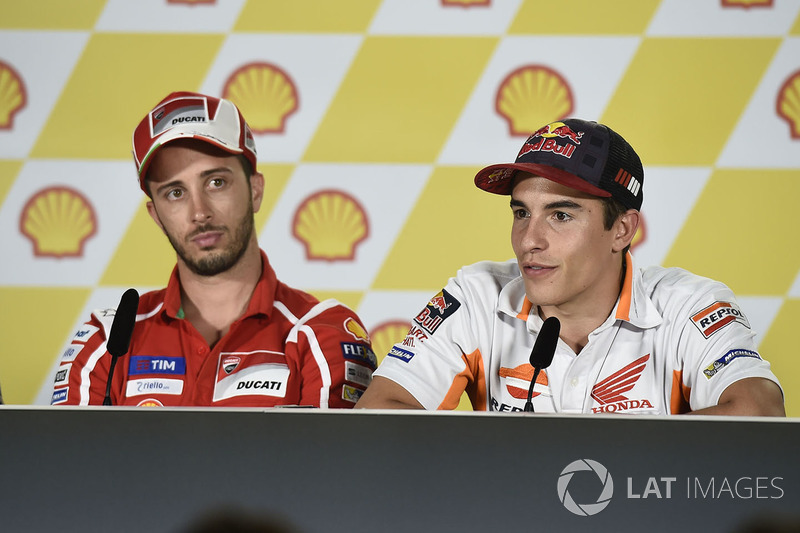 Marc Marquez, Repsol Honda Team, Andrea Dovizioso, Ducati Team