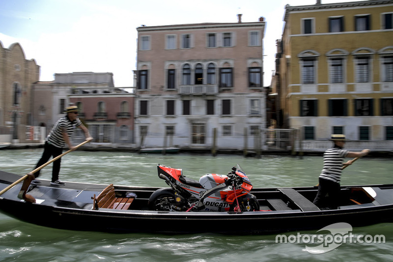 Bike of Jorge Lorenzo, Ducati Team in Venice