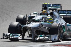 Nico Rosberg, Mercedes W04, Lewis Hamilton, Mercedes W04