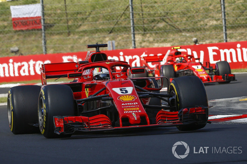 The Ferrari F1 2018 SF71H driven by Vettel once again won the