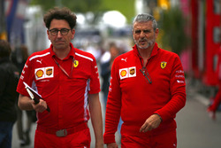 Maurizio Arrivabene, Ferrari, ve Mattia Binotto, Ferrari