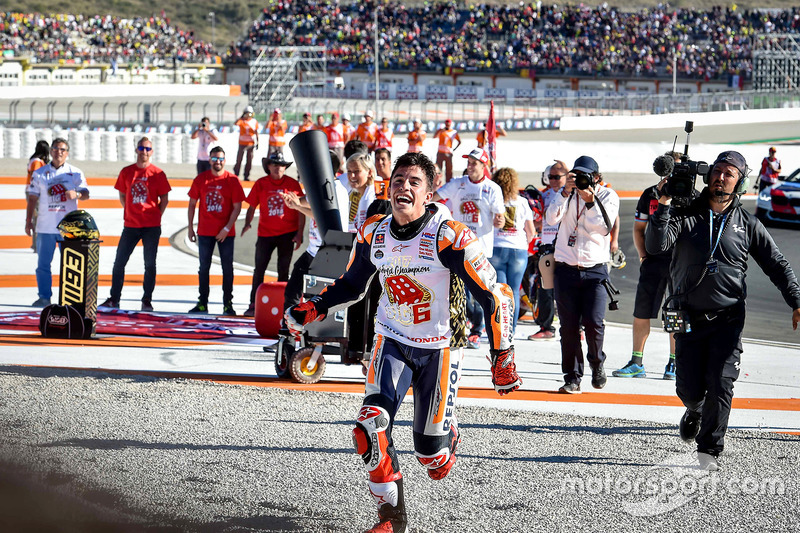 Worldchampion Marc Marquez, Repsol Honda Team celebrate