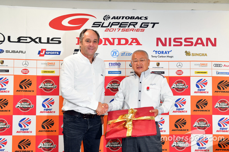 Gerhard Berger, ITR Chairman, Masaaki Bandoh, Chairman of GTA