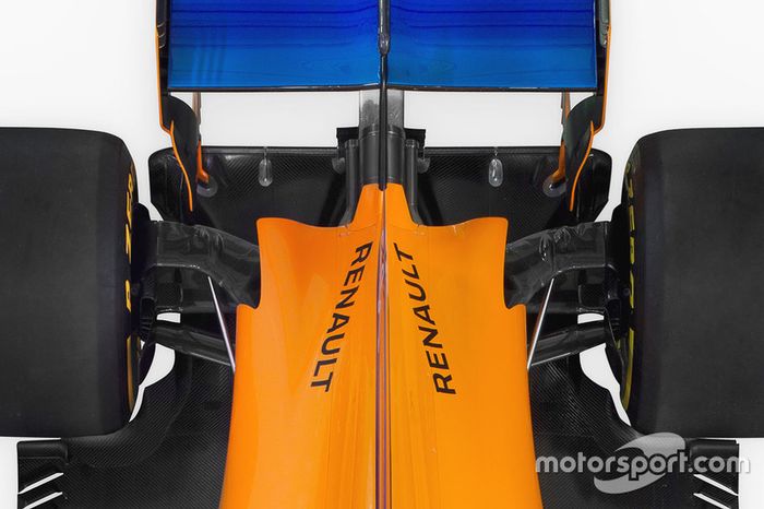 McLaren MCL33 detalle trasero