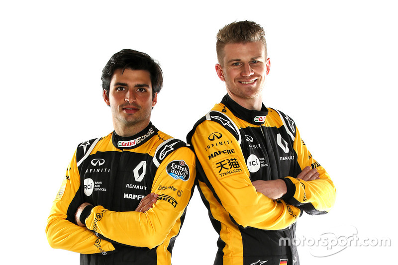 Carlos Sainz, Nico Hülkenberg, Renault F1 Team
