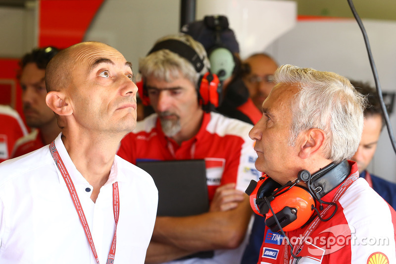 Claudio Domenicali, Ducati CEO, Davide Tardozzi, Ducati Team Team Principal