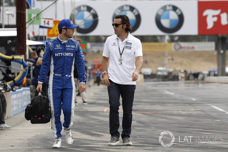 Ed Jones, Chip Ganassi Racing Honda and Dario Franchitti