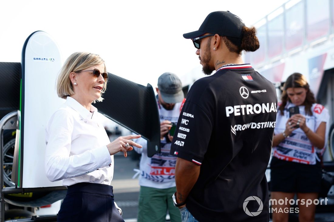 Susie Wolff, dyrektor zarządzająca, Akademia F1, Lewis Hamilton, Mercedes-AMG F1 Team