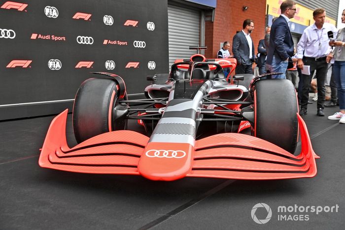 El concept de un coche de F1 que presentó Audi