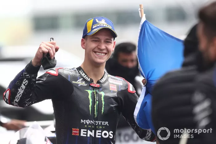 Tercer lugar Fabio Quartararo, Yamaha Factory Racing
