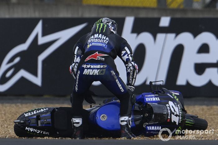 Accidente de Maverick Viñaales, Yamaha Factory Racing