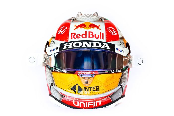El casco de Sergio Pérez, Red Bull Racing