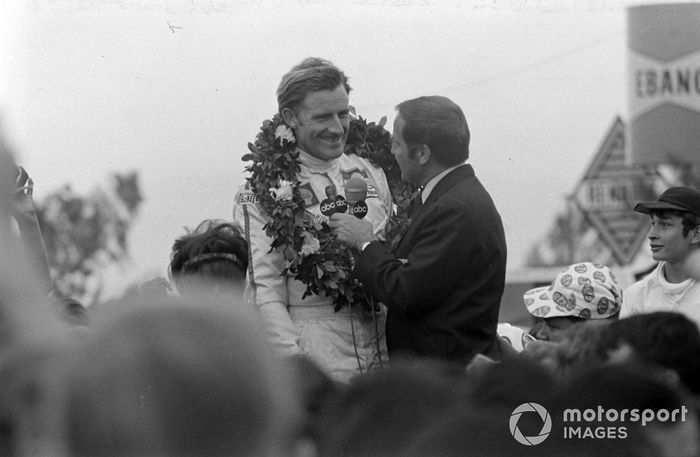 1968: 1. Graham Hill, 2. Bruce McLaren, 3. Jackie Oliver