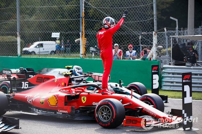 2º Charles Leclerc, Ferrari SF90; Monza 2019: 262,963 km/h