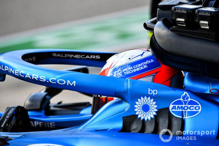 Esteban Ocon en el Alpine F1