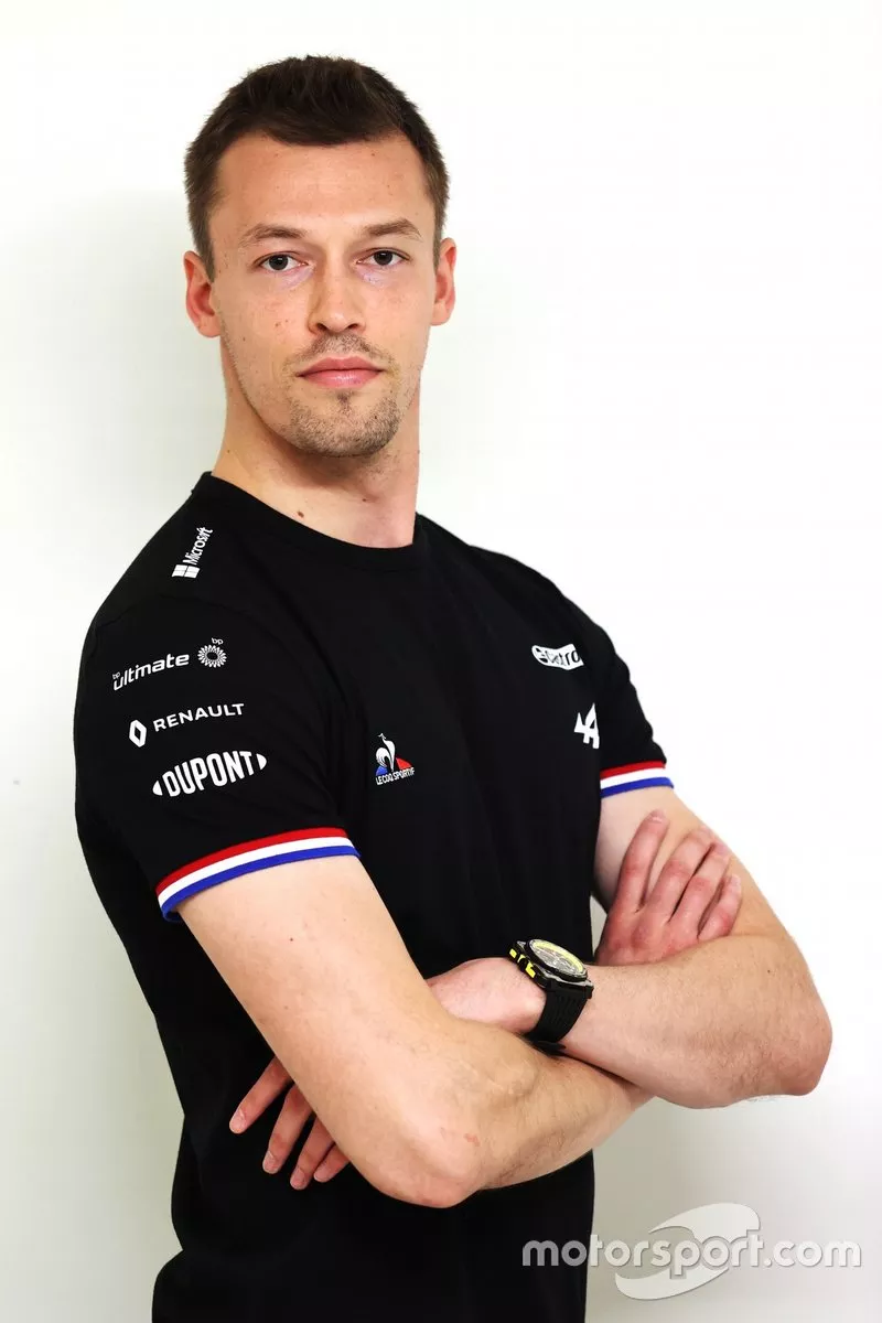 Daniil Kvyat, pilota di riserva del team Alpine F1 