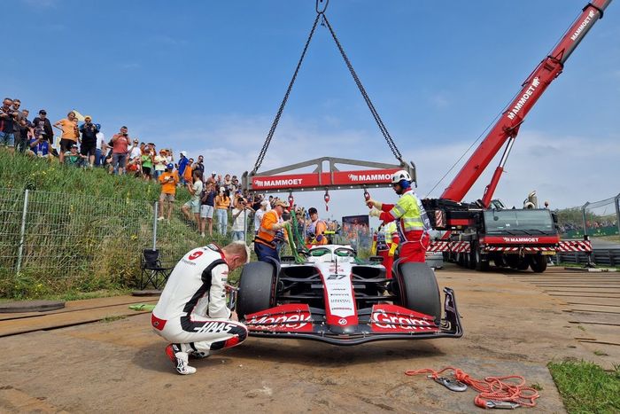 Haas VF-23 o Nico Hulkenberg
