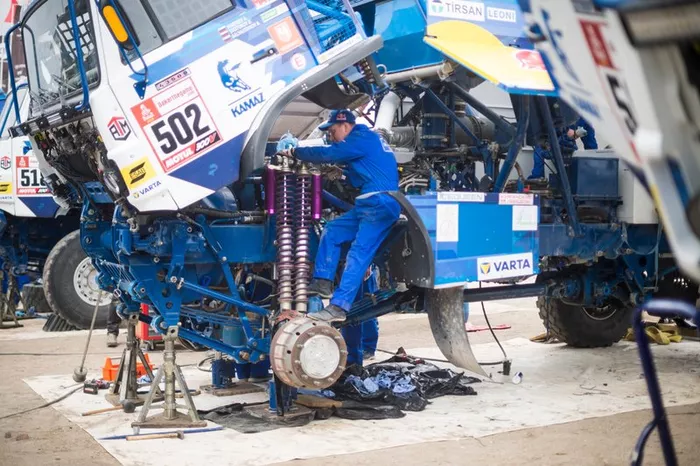 Mecánicos de Kamaz