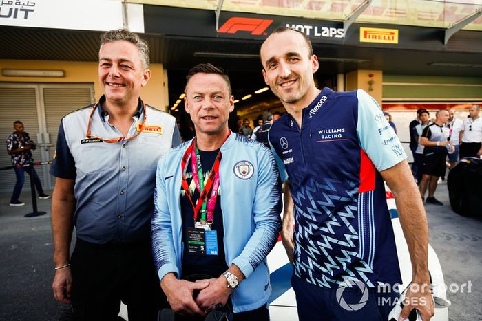 Paul Dickov y Robert Kubica, Williams Racing 