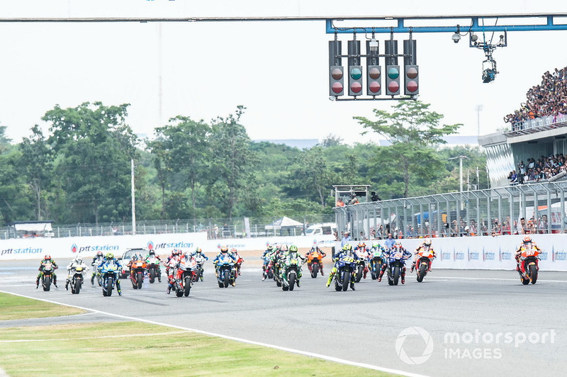 Marc Marquez, Repsol Honda Team, alla partenza