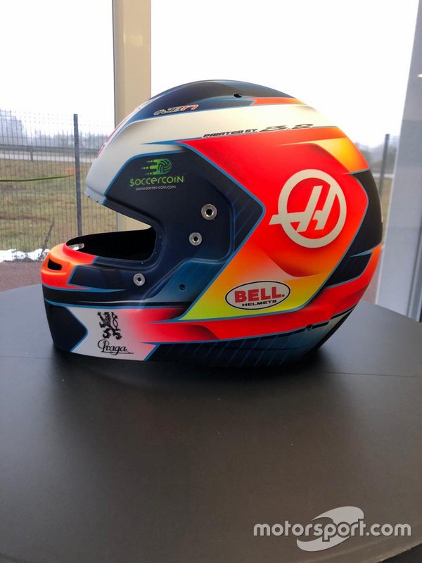 El casco de Romain Grosjean para 2019