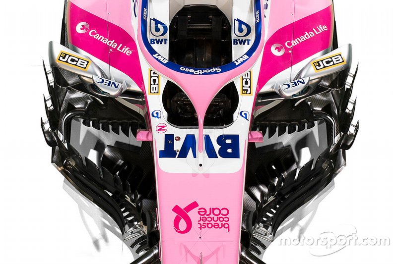 Détail de la livrée Racing Point