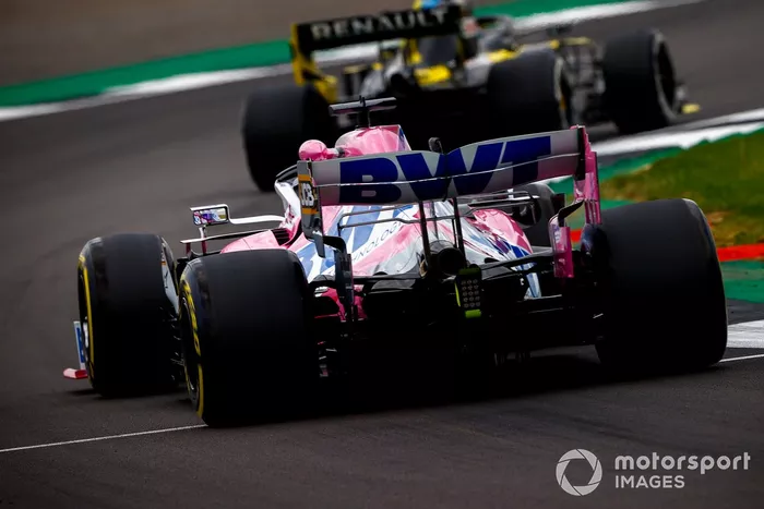 Daniel Ricciardo, Renault F1 Team R.S.20, Nico Hulkenberg, Racing Point RP20