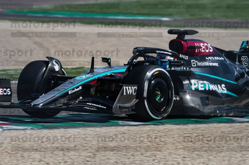 Andrea Kimi Antonelli, pruebas de Mercedes en Imola 