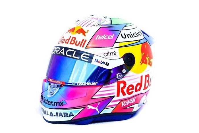 Casco de Sergio Pérez, Red Bull Racing