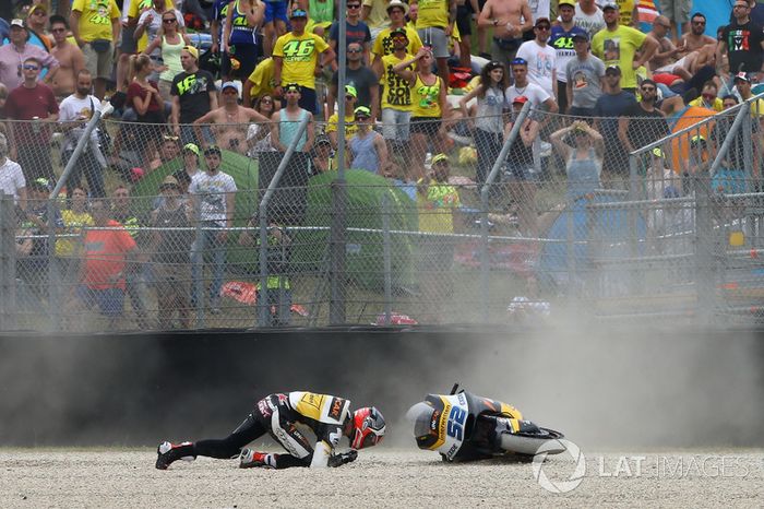 Crash Danny Kent, CarXpert Interwetten, accidente
