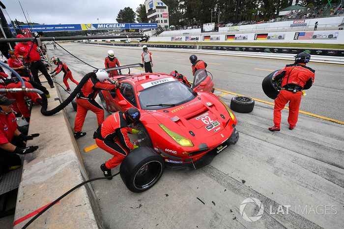 #62 Risi Competizione Ferrari 488 GTE: Toni Vilander, Giancarlo Fisichella, Alessandro Pier Guidi