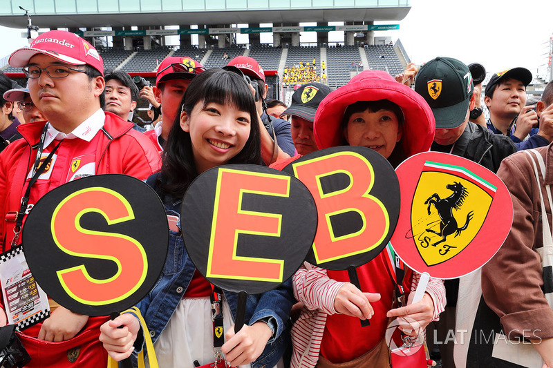 Sebastian Vettel, Ferrari fans