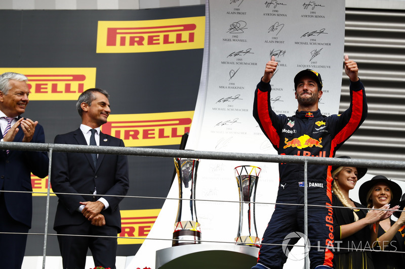 Podium: third place Daniel Ricciardo, Red Bull Racing