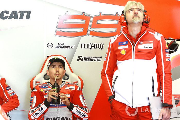 Jorge Lorenzo, Gigi Dall'Igna, Ducati Team