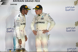 2. Lewis Hamilton, Mercedes AMG F1; 3. Valtteri Bottas, Mercedes AMG F1
