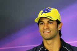 Felipe Nasr, Sauber F1 Team in the FIA Press Conference