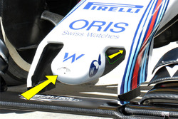 Williams FW38 neus detail