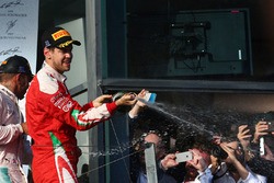Podio: terzo, Sebastian Vettel, Ferrari