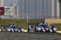 #1 Porsche Team Porsche 919 Hybrid: Timo Bernhard, Mark Webber, Brendon Hartley, #2 Porsche Team Por