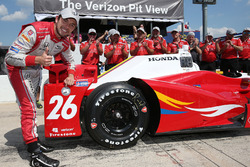 Polesitter Carlos Munoz, Andretti Autosport Honda