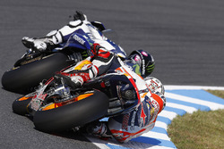 Marc Marquez, Repsol Honda Team; Jorge Lorenzo, Yamaha Factory Racing