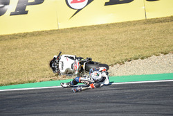Sturz: #67, Starteam PAM Racing, Suzuki: Kevin Longearet, Jonathan Hardt, Sbeastien Gerard