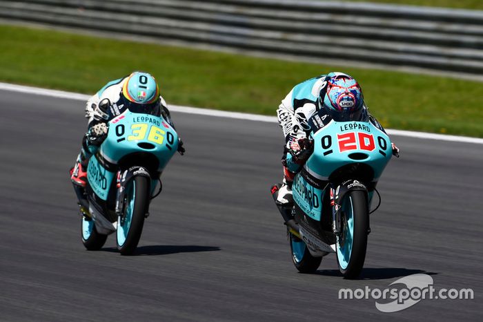 Fabio Quartararo, Leopard Racing, KTM; Joan Mir, Leopard Racing, KTM
