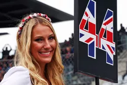 Chica de la parrilla de Jenson Button, McLaren