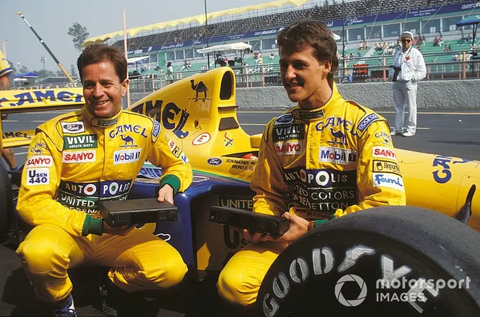 1992 - Martin Brundle et Michael Schumacher