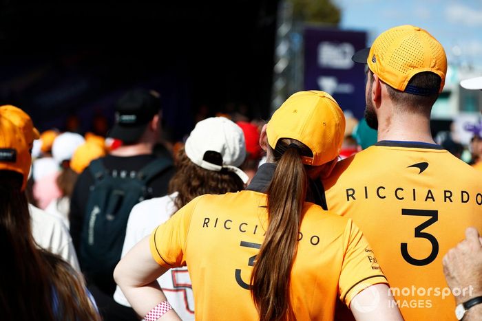Fans de Daniel Ricciardo, McLaren 